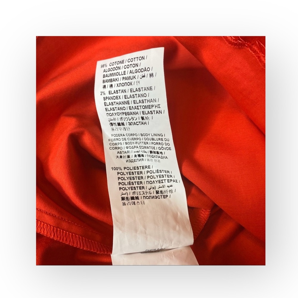 new Love Moschino ☻︎ V Neck Shift Mini Dress ☻︎ Party Soirée ☻︎ Shiny Red ☻︎ 10 - Picture 10 of 17